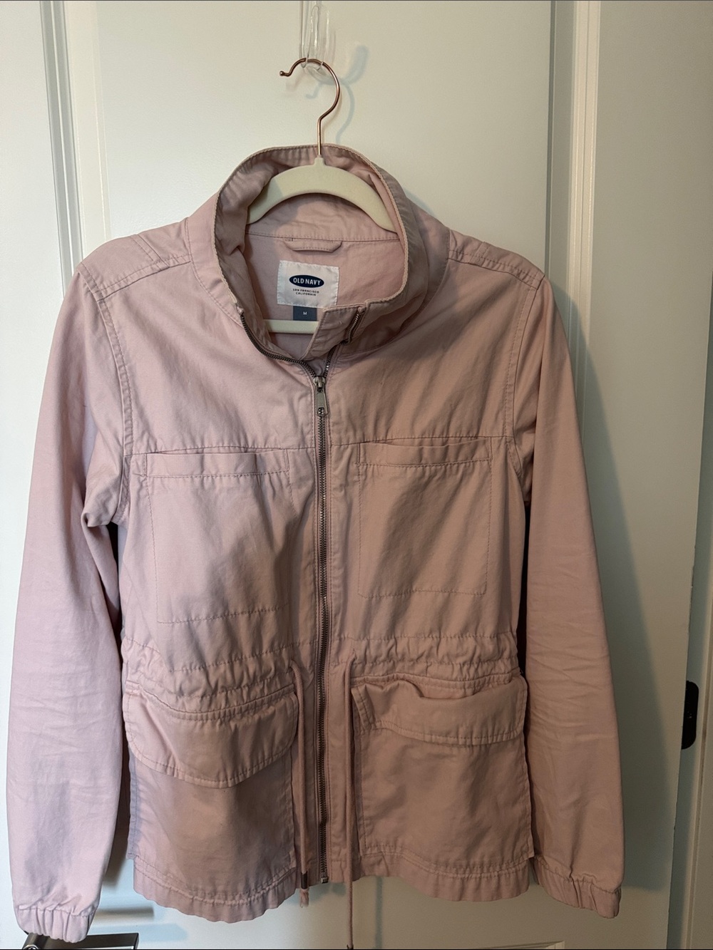 Old Navy Light Blush Pink Utility Jacket